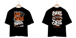 Nome do produto T-Shirt Oversized Unissex - Conhecereis a verdade