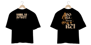 Nome do produto T-Shirt Oversized Unissex - Adoradoras do rei