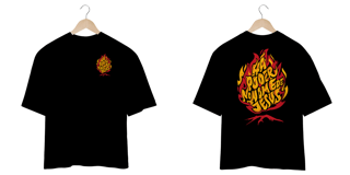 Nome do produto T-Shirt Oversized Unissex - A poder no nome de Jesus