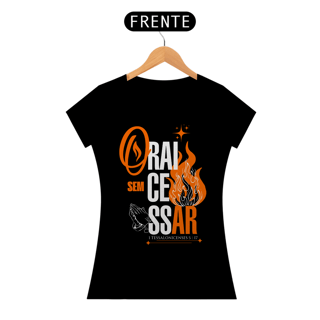 Nome do produto T-Shirt Feminina - Orai sem cessar