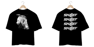 Nome do produto Cristã Band Oversized Unissex - Skillet