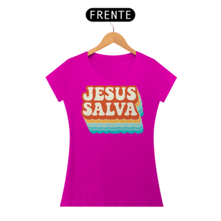 Nome do produto T-Shirt Feminina - Jesus salva