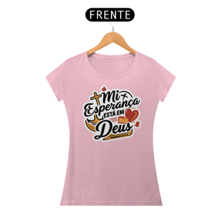 Nome do produto T-Shirt Feminina - Minha esperança está em Deus