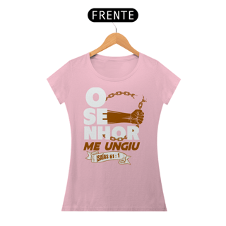 Nome do produto T-Shirt Feminina - O senhor me ungiu