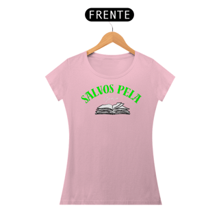 Nome do produto T-Shirt Feminina - Salvo pela graça