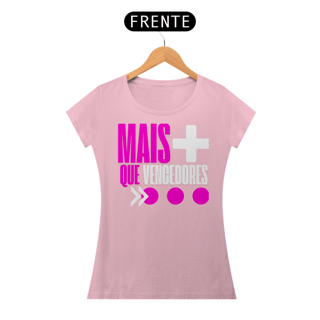 Nome do produto T-Shirt Feminina - Mais que vencedores