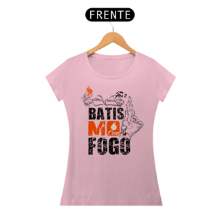 Nome do produto T-Shirt Feminina - Batismo com fogo