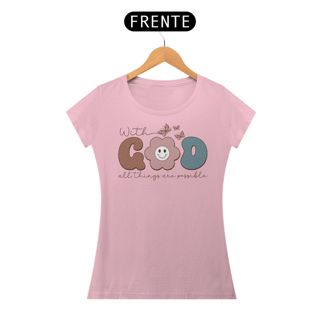 Nome do produto T-Shirt Feminina - Whit God