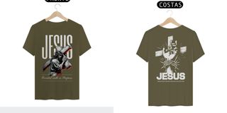 Nome do produto T-Shirt Unissex Premium -  Jesus Não Morreu 