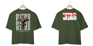 Nome do produto T-Shirt Oversized Unissex - Blessed 