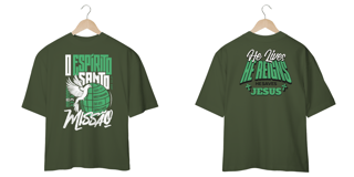 Nome do produto T-Shirt Oversized Unissex - O espírito santo