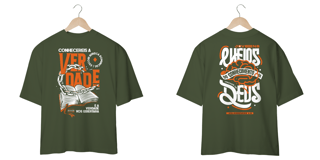 Nome do produto T-Shirt Oversized Unissex - Conhecereis a verdade