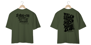 Nome do produto T-Shirt Oversized Unissex - Estou em uma grande obra