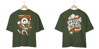 Nome do produto T-Shirt Oversized Unissex - Nossa metal é o infinito.