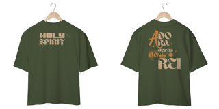 Nome do produto T-Shirt Oversized Unissex - Adoradoras do rei