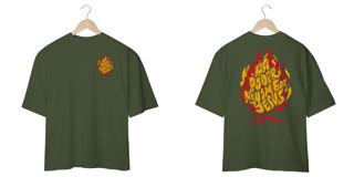 Nome do produto T-Shirt Oversized Unissex - A poder no nome de Jesus