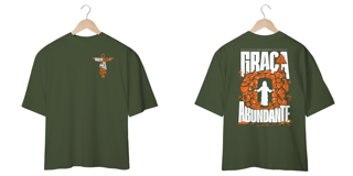 Nome do produto T-Shirt Oversized Unissex - Graça Abundante
