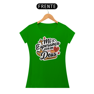 Nome do produto T-Shirt Feminina - Minha esperança está em Deus