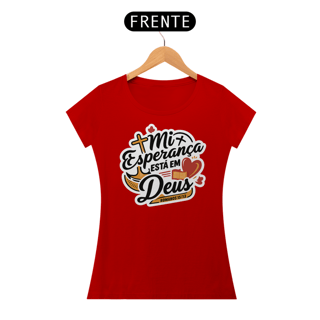 Nome do produto T-Shirt Feminina - Minha esperança está em Deus