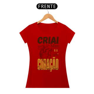 Nome do produto T-Shirt Feminina - Cria em mim
