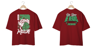 Nome do produto T-Shirt Oversized Unissex - O espírito santo