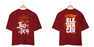 Nome do produto T-Shirt Oversized Unissex - Justiça