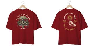 Nome do produto T-Shirt Oversized Unissex - The lord is my shephered