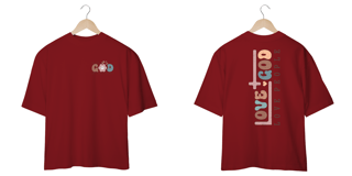 Nome do produto T-Shirt Oversized Unissex - Whit God all thing are possible