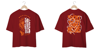 Nome do produto T-Shirt Oversized Unissex - Sol da justiça 