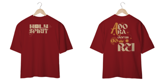 Nome do produto T-Shirt Oversized Unissex - Adoradoras do rei