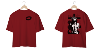 Nome do produto T-Shirt Oversized Unissex - Jesus may godbless ou