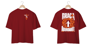 Nome do produto T-Shirt Oversized Unissex - Graça Abundante