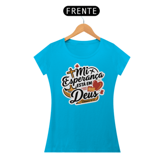Nome do produto T-Shirt Feminina - Minha esperança está em Deus