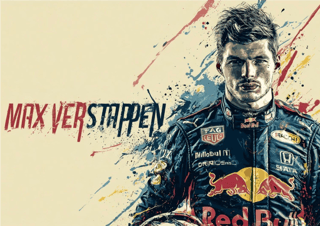 Nome do produto Poster Max Verstappen