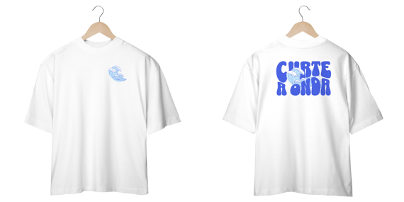 Camiseta Oversized Curte a Onda