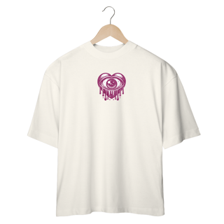 Nome do produtoCamiseta Oversized Olho Coração