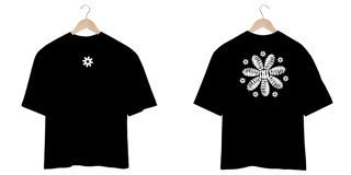 Camiseta Oversized Flor Brisampa