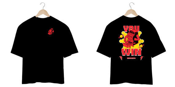 Camiseta Oversized You Win