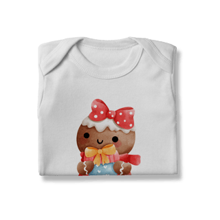 Nome do produto Body Infantil - Ginger Love Presente | Natal