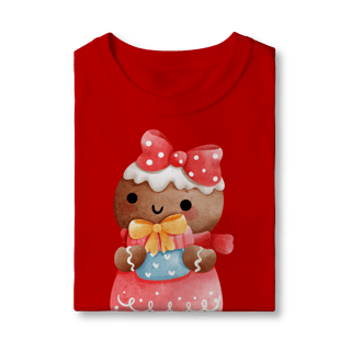 Nome do produto Camiseta Classic Infantil — Ginger Love Presente | Natal