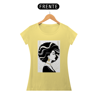 Nome do produto Baby Long Estonada Feminina Negro Bom – Força, Estilo e Identidade em Cada Detalhe