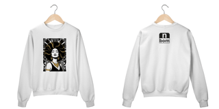 Nome do produto Moletom Prime Fechado Feminino Negro Bom – Conforto, Estilo e Atitude em Cada Detalhe