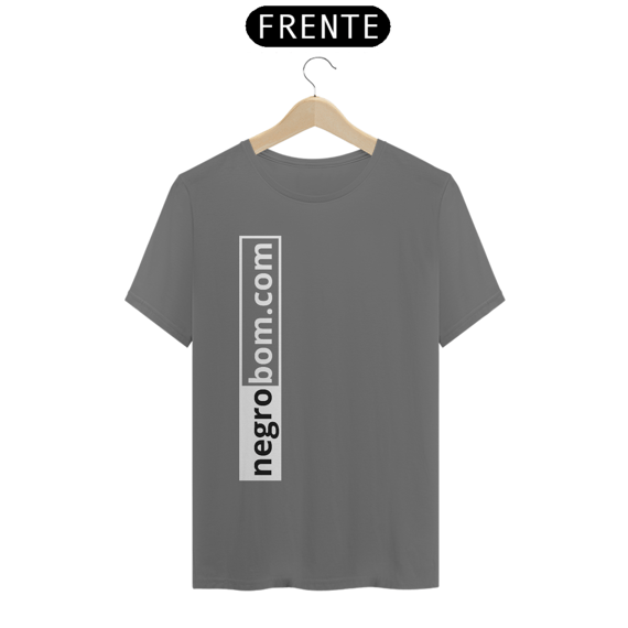 T-Shirt Estonada Negro Bom – Estilo Vintage, Atitude Atual