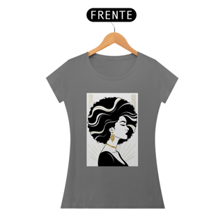 Baby Long Estonada Feminina Negro Bom – Força, Estilo e Identidade em Cada Detalhe