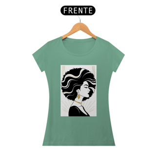 Nome do produto Baby Long Estonada Feminina Negro Bom – Força, Estilo e Identidade em Cada Detalhe