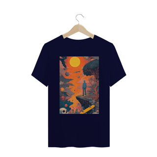 Nome do produto Camiseta Nerd Cósmica Yterbiun – Viagem Entre Mundos