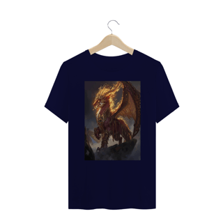 Nome do produto Camiseta Yterbiun Dragão Flamejante – Edição Épica