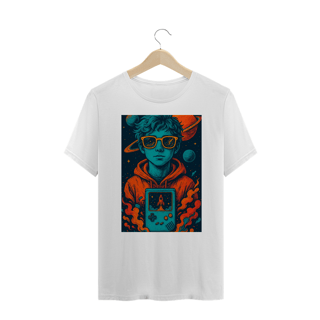 Nome do produto Camiseta Nerd Retro Gamer Espacial