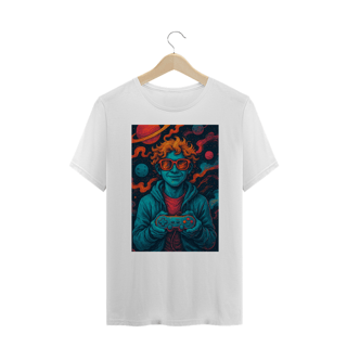 Nome do produto Camiseta Nerd Gamer Cósmico