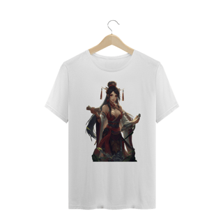 Nome do produto Camiseta Yterbiun – Guerreira Oriental | Arte Exclusiva